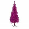Northlight 6' Pre-Lit Pink Artificial Tinsel Christmas Tree, Clear Lights -Northlight Shop northlight j92322 1 05974.1637845321