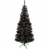 Northlight 6' Pre-Lit Black Artificial Tinsel Christmas Tree, Clear Lights 2 Northlight 6' Pre-Lit Black Artificial Tinsel Christmas Tree, Clear Lights -Northlight Shop northlight j92324 1 69836.1635508640