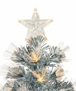 Northlight 3' Pre-Lit Silver Fiber Optic Artificial Christmas Tree, Warm White Lights 10 Northlight 3' Pre-Lit Silver Fiber Optic Artificial Christmas Tree, Warm White Lights -Northlight Shop northlight j92344 3 47696.1638917348