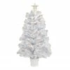Northlight 3' Pre-Lit White Fiber Optic Artificial Christmas Tree, Warm White Lights 2 Northlight 3' Pre-Lit White Fiber Optic Artificial Christmas Tree, Warm White Lights -Northlight Shop northlight j92345 1 15900.1638546376