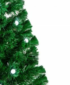 Alternative view of Northlight 3' Pre-Lit Color Changing Fiber Optic Artificial Christmas Tree With Balls