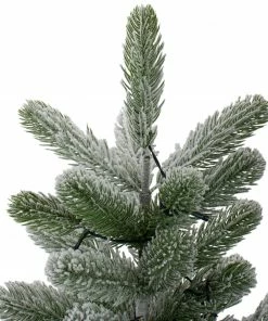 Northlight 2' B/O Potted Frosted Pine Medium Artificial Christmas Tree In A Burlap Pot- Warm White Lights -Northlight Shop northlight kji91318 3 48645.1665611037