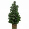 Northlight 3' Snowy Pine Artificial Christmas Tree In Wooden Pot - Unlit -Northlight Shop northlight kji91323updated 94711.1605839682