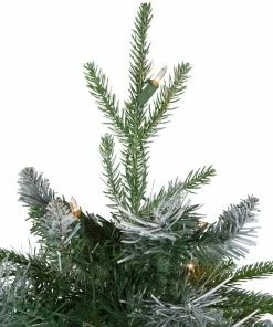 Northlight 4' Pre-Lit Frosted Mixed Berry Pine Artificial Christmas Tree In Pot - Clear Lights -Northlight Shop northlight lt91581 3 53704.1665611634