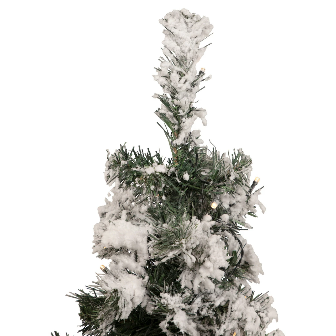 Northlight 2' Pre-Lit Medium Flocked Bristol Pine Artificial Christmas Tree - Warm Clear LED Lights 7 Northlight 2' Pre-Lit Medium Flocked Bristol Pine Artificial Christmas Tree - Warm Clear LED Lights - Image 5