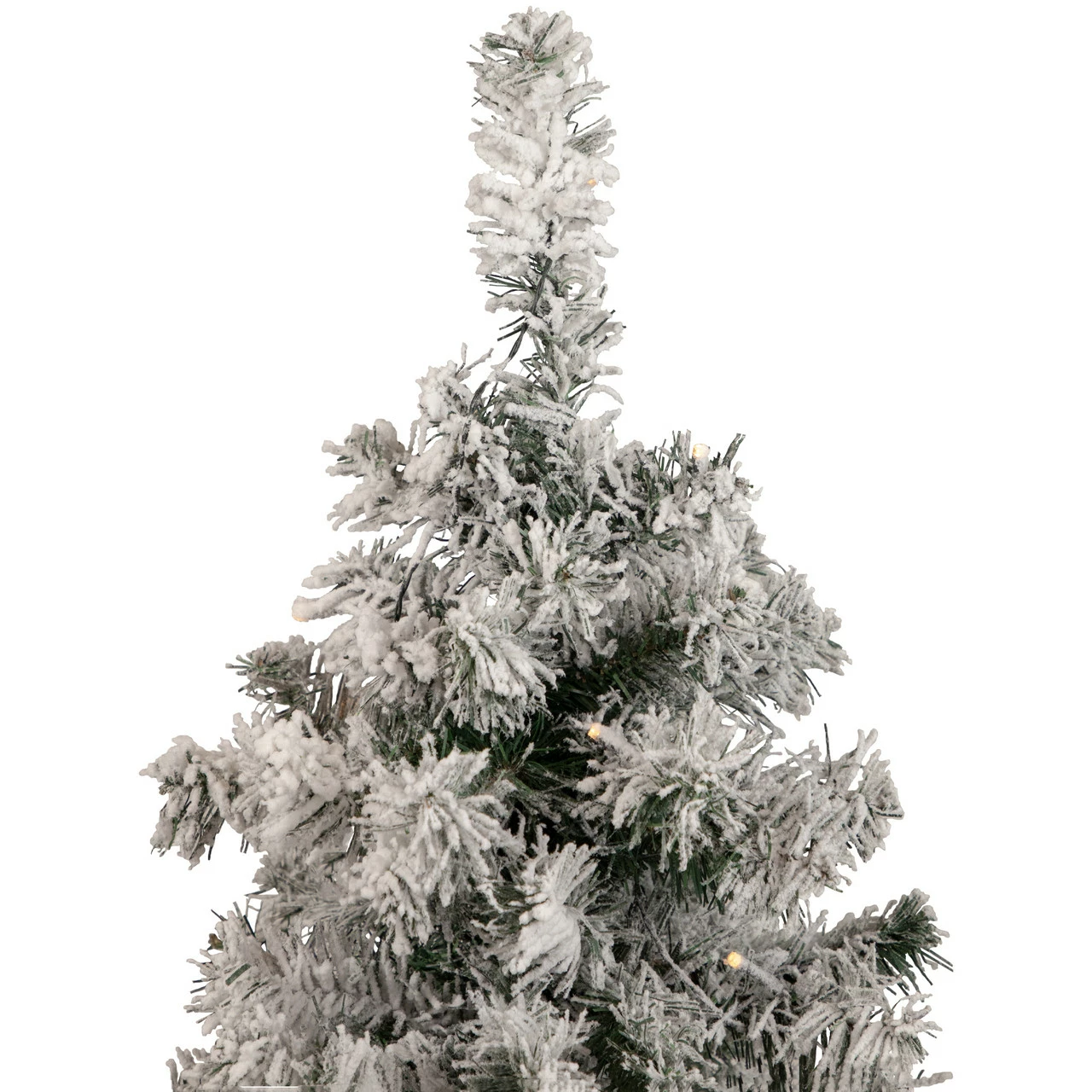 Northlight 3' Pre-Lit Heavily Flocked Medium Pine Artificial Christmas Tree - Warm White LED Lights 7 Northlight 3' Pre-Lit Heavily Flocked Medium Pine Artificial Christmas Tree - Warm White LED Lights - Image 5