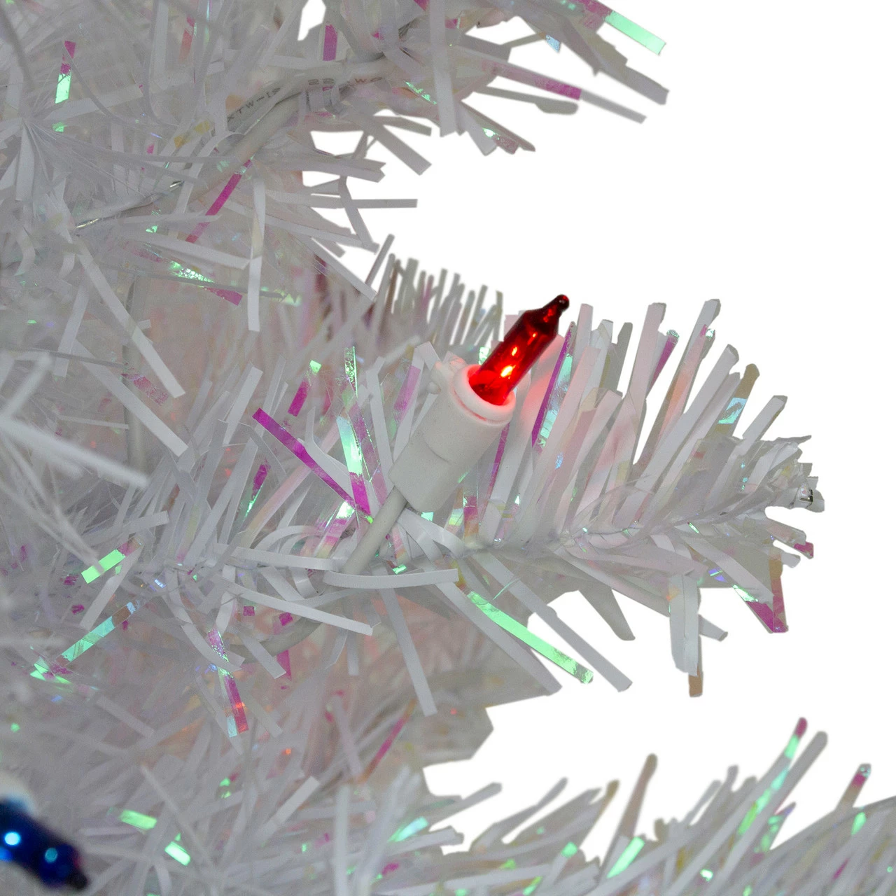 Northlight 2' Pre-lit Rockport White Pine Artificial Christmas Tree, Multi Lights 4 Northlight 2' Pre-lit Rockport White Pine Artificial Christmas Tree, Multi Lights - Image 2