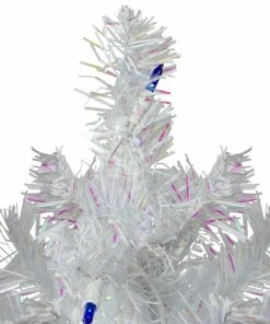 Northlight 2' Pre-lit White Iridescent Pine Artificial Christmas Tree - Blue Lights 9 Northlight 2' Pre-lit White Iridescent Pine Artificial Christmas Tree - Blue Lights -Northlight Shop northlight m88669 2 88979.1665610736