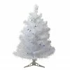 Northlight 2' Pre-lit White Iridescent Pine Artificial Christmas Tree - Blue Lights 2 Northlight 2' Pre-lit White Iridescent Pine Artificial Christmas Tree - Blue Lights -Northlight Shop northlight m88669 51985.1665346759