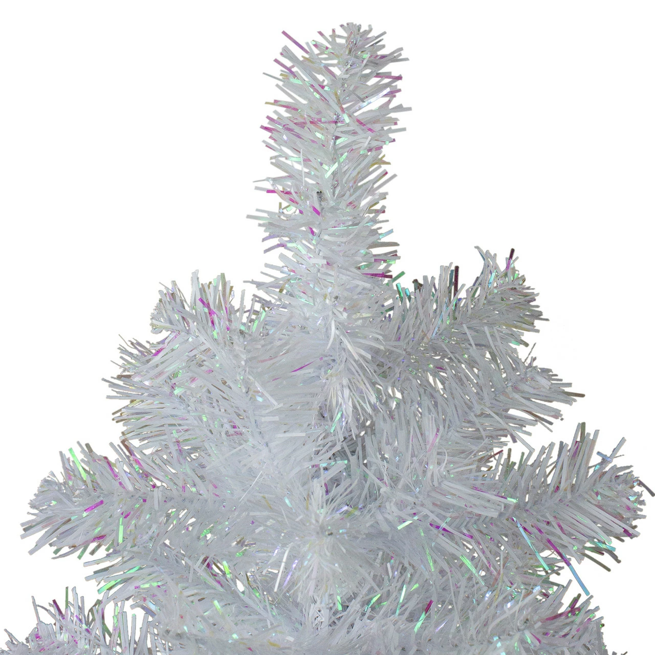 Northlight 3' White Iridescent Pine Artificial Christmas Tree - Unlit 5 Northlight 3' White Iridescent Pine Artificial Christmas Tree - Unlit - Image 3