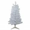 Northlight 3' Pre-Lit White Medium Pine Artificial Christmas Tree - Blue Lights -Northlight Shop northlight m88685 73948.1664380270