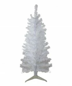 Northlight 4' White Iridescent Pine Artificial Christmas Tree - Unlit