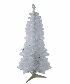 Northlight 4' Pre-Lit Medium Pine Artificial Christmas Tree - Blue Lights