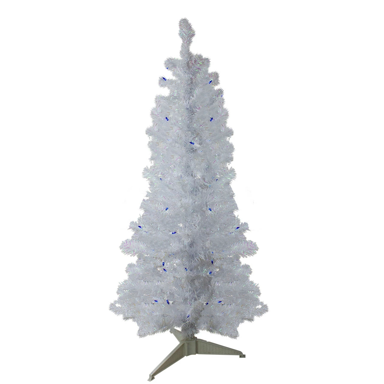 Northlight 4' Pre-Lit Medium Pine Artificial Christmas Tree - Blue Lights 3 Northlight 4' Pre-Lit Medium Pine Artificial Christmas Tree - Blue Lights