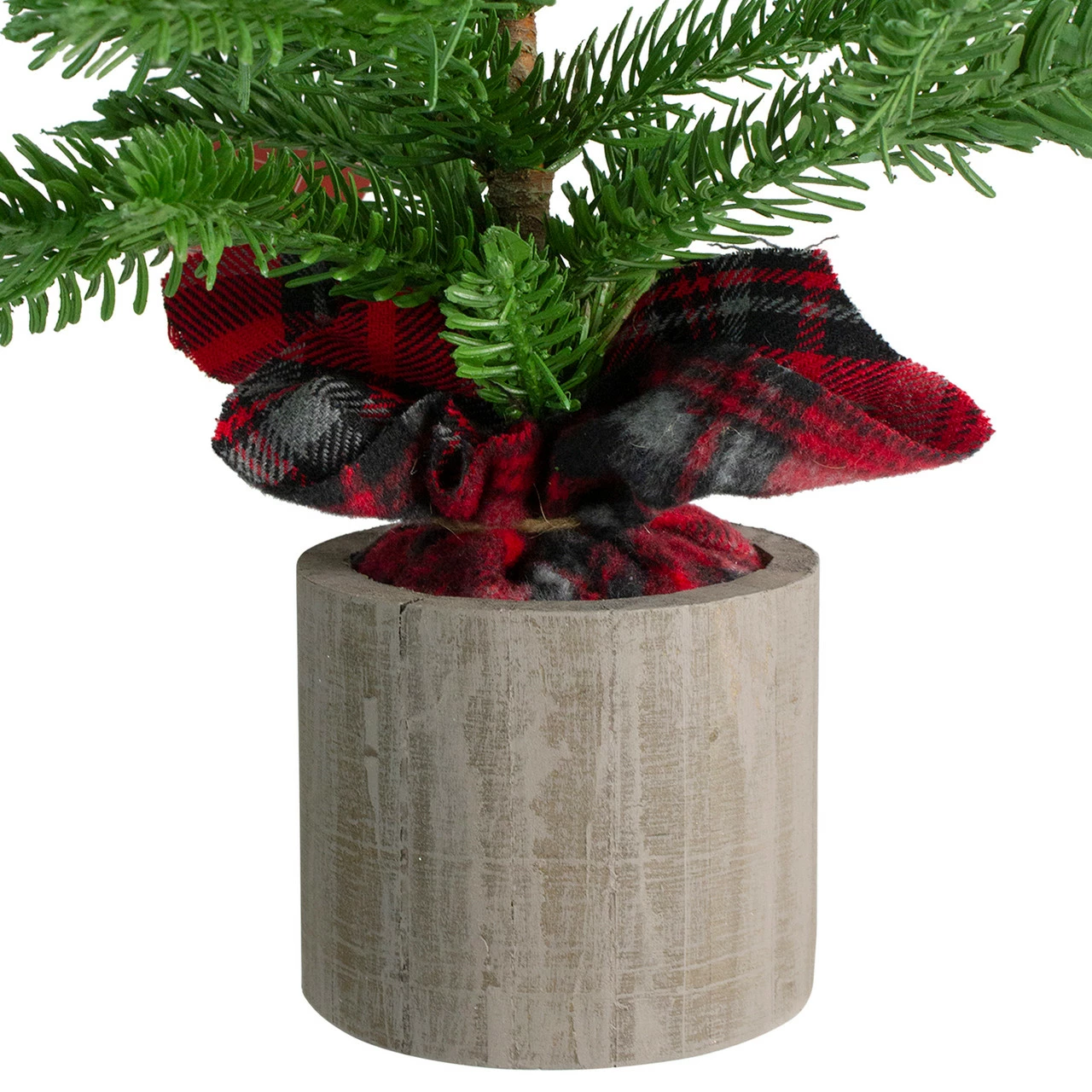 Northlight 1.3' Potted Pine Medium Artificial Tabletop Christmas Tree - Unlit 6 Northlight 1.3' Potted Pine Medium Artificial Tabletop Christmas Tree - Unlit - Image 5