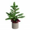 Northlight 1.3' Potted Pine Medium Artificial Tabletop Christmas Tree - Unlit -Northlight Shop northlight nl00136 76921.1588356256
