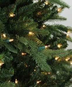 Alternative view of Northlight 9' Pre-Lit Aurora Spruce Full Artificial Christmas Tree - Clear Lights