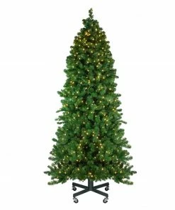 Northlight 7.5' Pre-Lit Slim Olympia Pine Artificial Christmas Tree - Warm White Lights