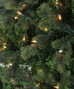 Alternative view of Northlight 9' Pre-Lit Medium Savannah Spruce Artificial Christmas Tree - Clear Lights