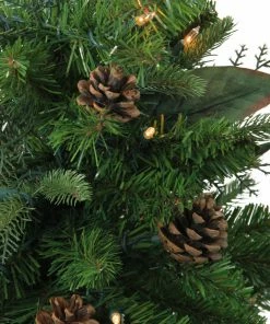 Alternative view of Northlight 2.5' Pre-Lit Mixed Winter Pine Artificial Christmas Tree - Clear Lights