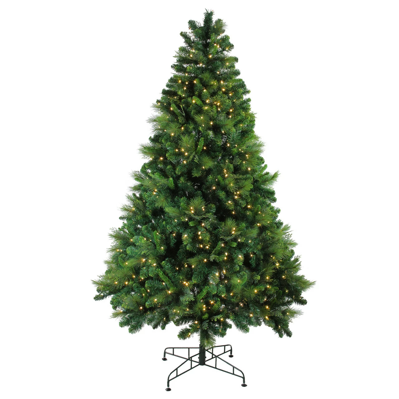 Northlight 7.5' Pre-Lit Medium Sequoia Mixed Pine Artificial Christmas Tree - Warm White LED Lights 3 Northlight 7.5' Pre-Lit Medium Sequoia Mixed Pine Artificial Christmas Tree - Warm White LED Lights