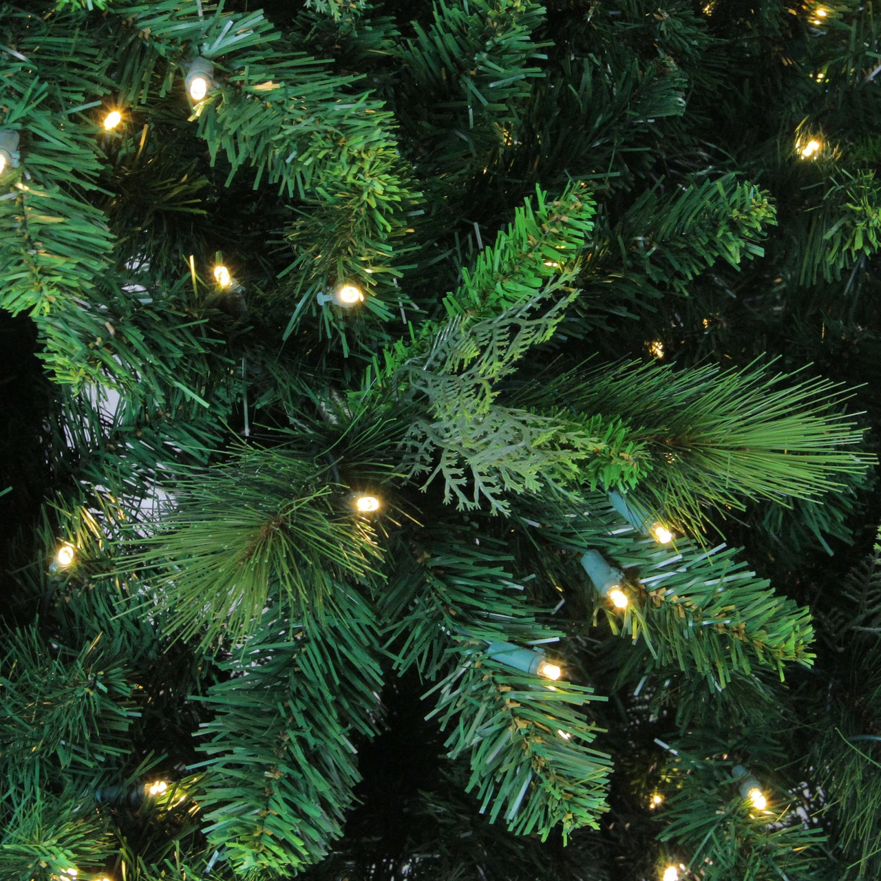 Northlight 7.5' Pre-Lit Medium Sequoia Mixed Pine Artificial Christmas Tree - Warm White LED Lights 4 Northlight 7.5' Pre-Lit Medium Sequoia Mixed Pine Artificial Christmas Tree - Warm White LED Lights - Image 2