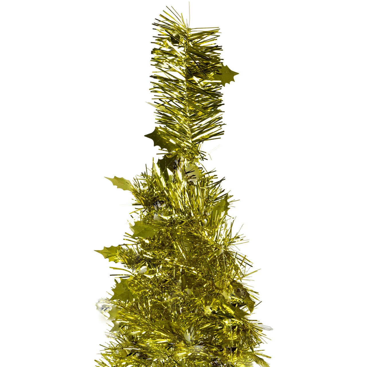 Northlight 4' Gold Tinsel Pop-Up Artificial Christmas Tree, Unlit 7 Northlight 4' Gold Tinsel Pop-Up Artificial Christmas Tree, Unlit - Image 5