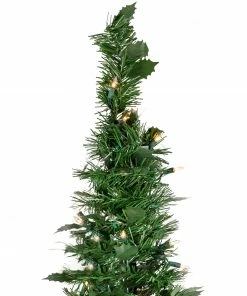 Northlight 4' Pre-Lit Green Tinsel Pop-Up Artificial Christmas Tree, Clear Lights 12 Northlight 4' Pre-Lit Green Tinsel Pop-Up Artificial Christmas Tree, Clear Lights -Northlight Shop northlight sm92148 3 57898.1647998797
