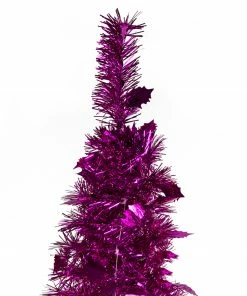 Northlight 4' Pink Tinsel Pop-Up Artificial Christmas Tree, Unlit 12 Northlight 4' Pink Tinsel Pop-Up Artificial Christmas Tree, Unlit -Northlight Shop northlight sm92149 3 56529.1647998797