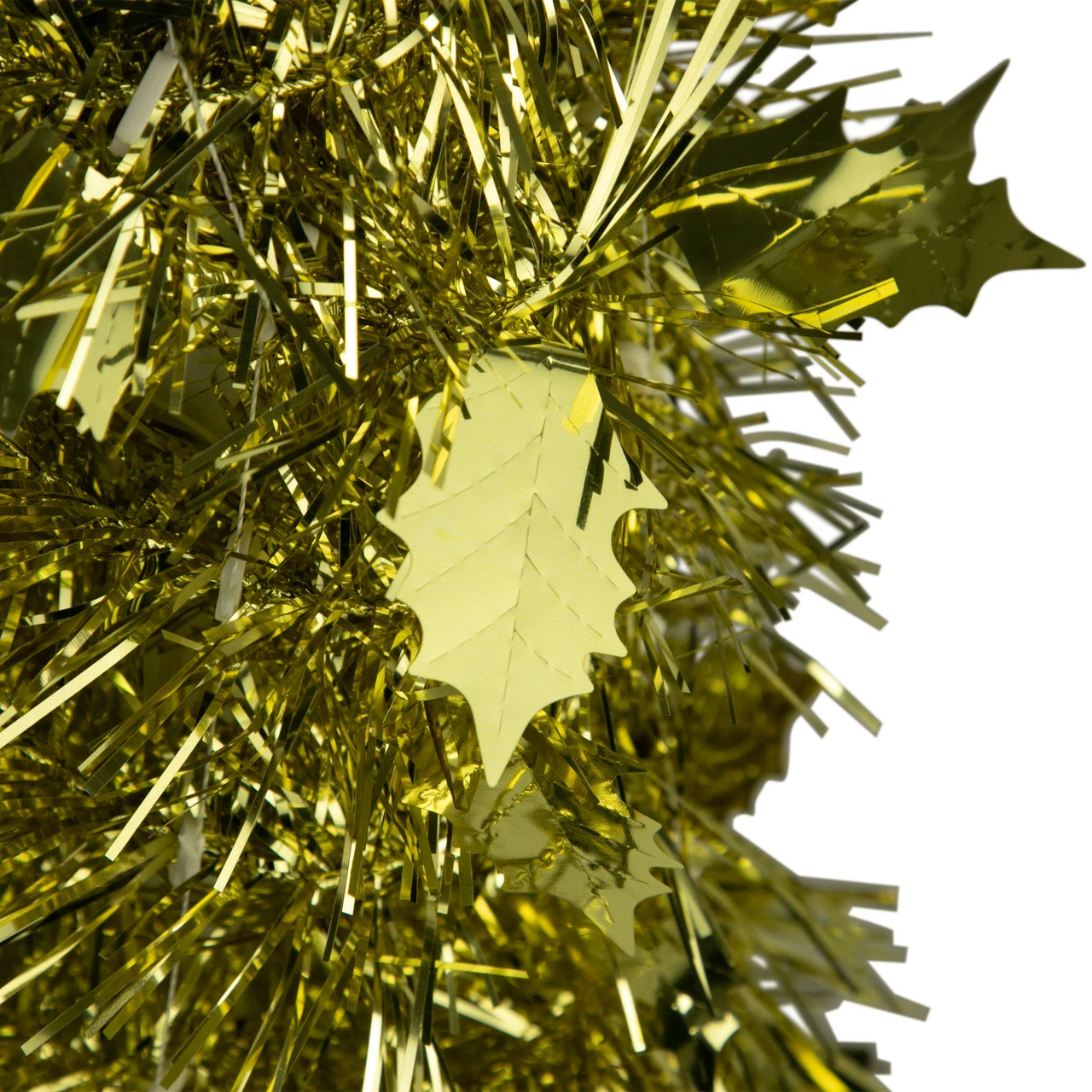 Northlight 4' Gold Tinsel Pop-Up Artificial Christmas Tree, Unlit 5 Northlight 4' Gold Tinsel Pop-Up Artificial Christmas Tree, Unlit - Image 3
