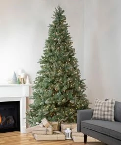 Alternative view of Northlight 9' Pre-Lit Granville Fraser Fir Artificial Christmas Tree, Clear Lights