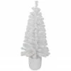 Northlight 3.5' Pre-Lit Potted Flocked Winter Pine White Tinsel Artificial Christmas Tree, Clear Lights -Northlight Shop northlight sm92900 1 03614.1648690864