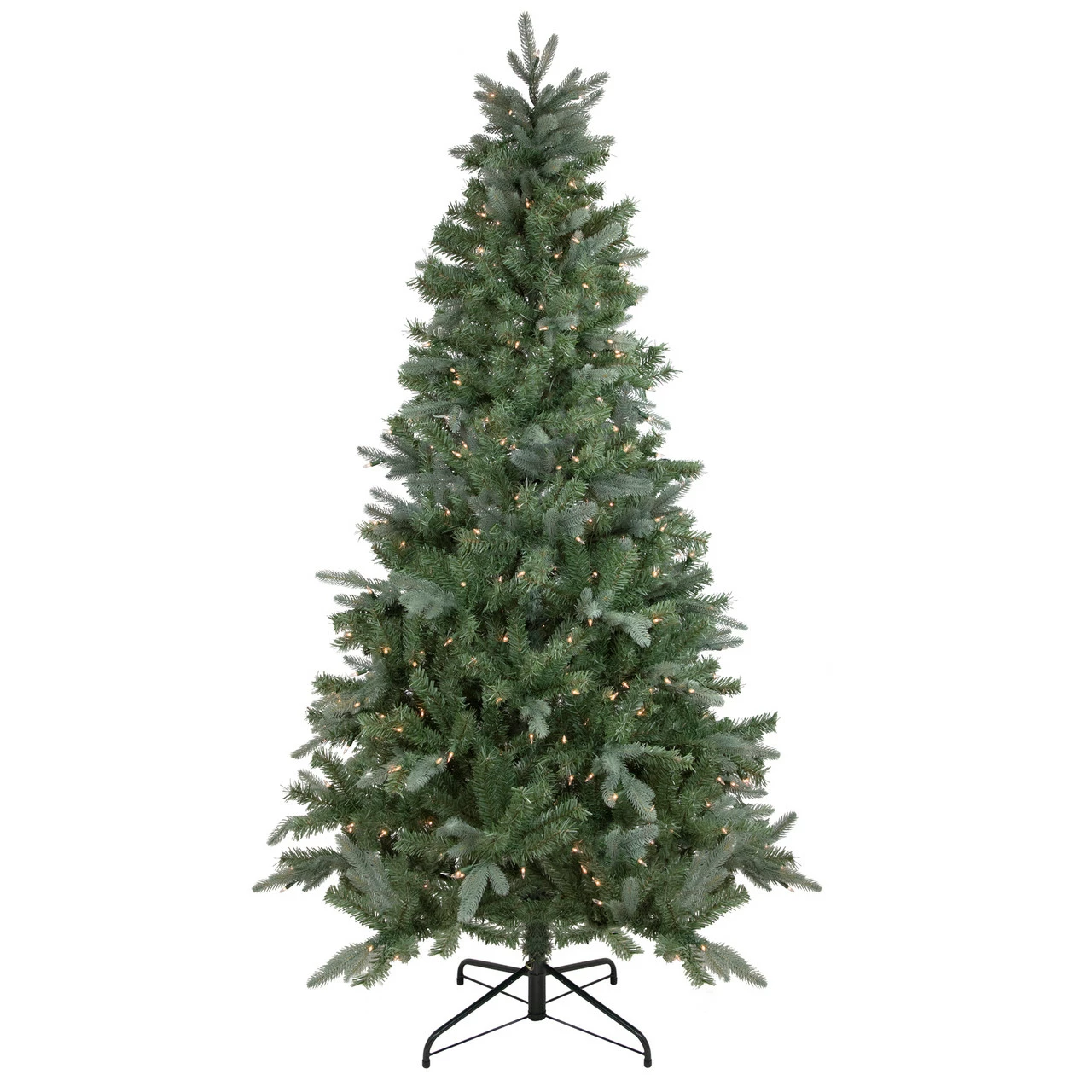 Northlight 7.5' Pre-Lit Granville Fraser Fir Slim Artificial Christmas Tree, Clear Lights 3 Northlight 7.5' Pre-Lit Granville Fraser Fir Slim Artificial Christmas Tree, Clear Lights