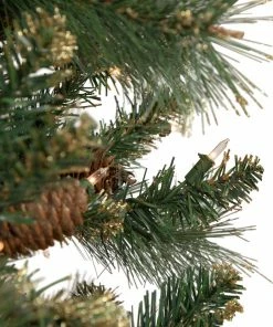 Northlight 7' Pre-Lit Yorkshire Pine Pencil Artificial Christmas Tree, Clear Lights 10 Northlight 7' Pre-Lit Yorkshire Pine Pencil Artificial Christmas Tree, Clear Lights -Northlight Shop northlight sm92923 4 18850.1664379679