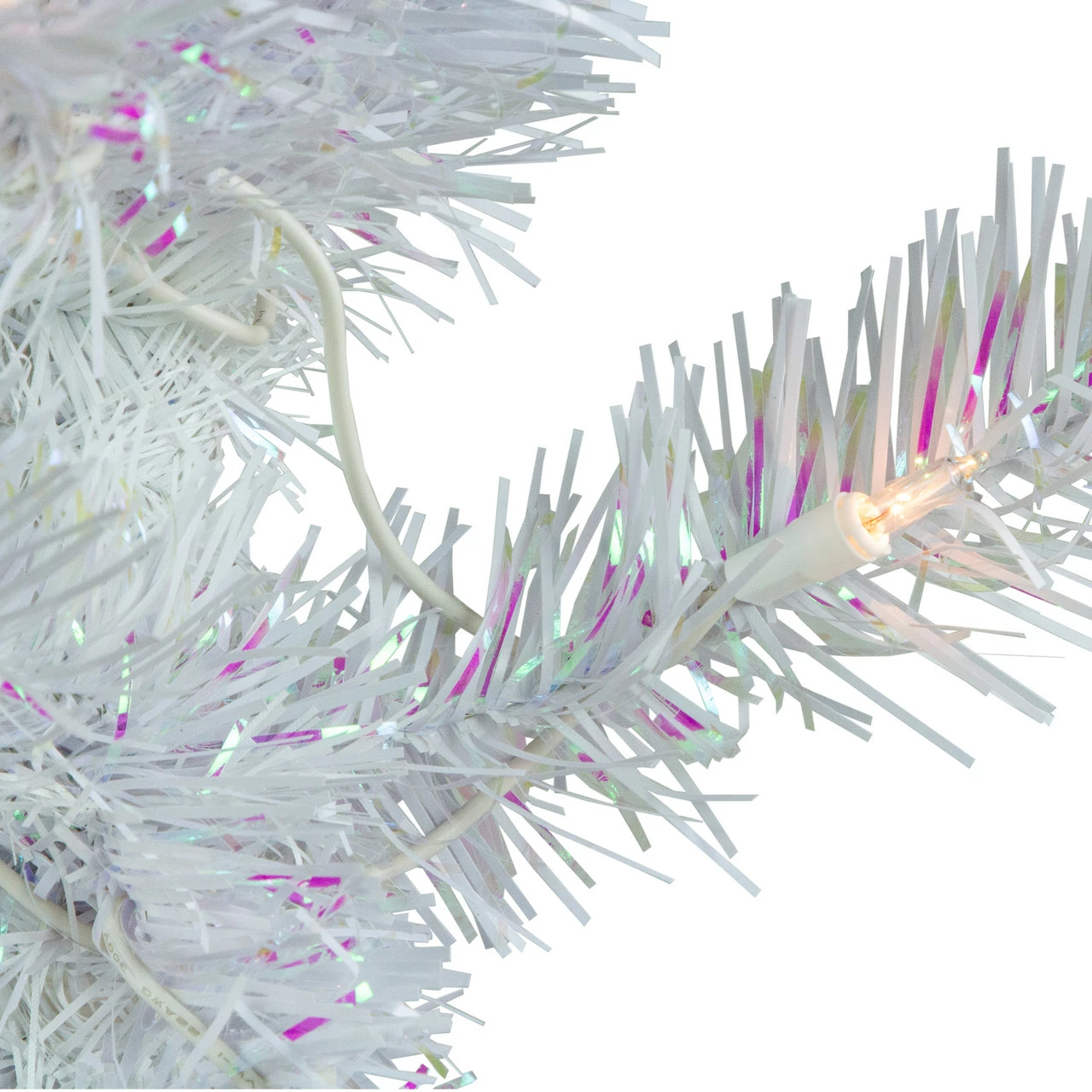Northlight 3' Pre-lit Rockport White Pine Artificial Christmas Tree, Clear Lights 4 Northlight 3' Pre-lit Rockport White Pine Artificial Christmas Tree, Clear Lights - Image 2