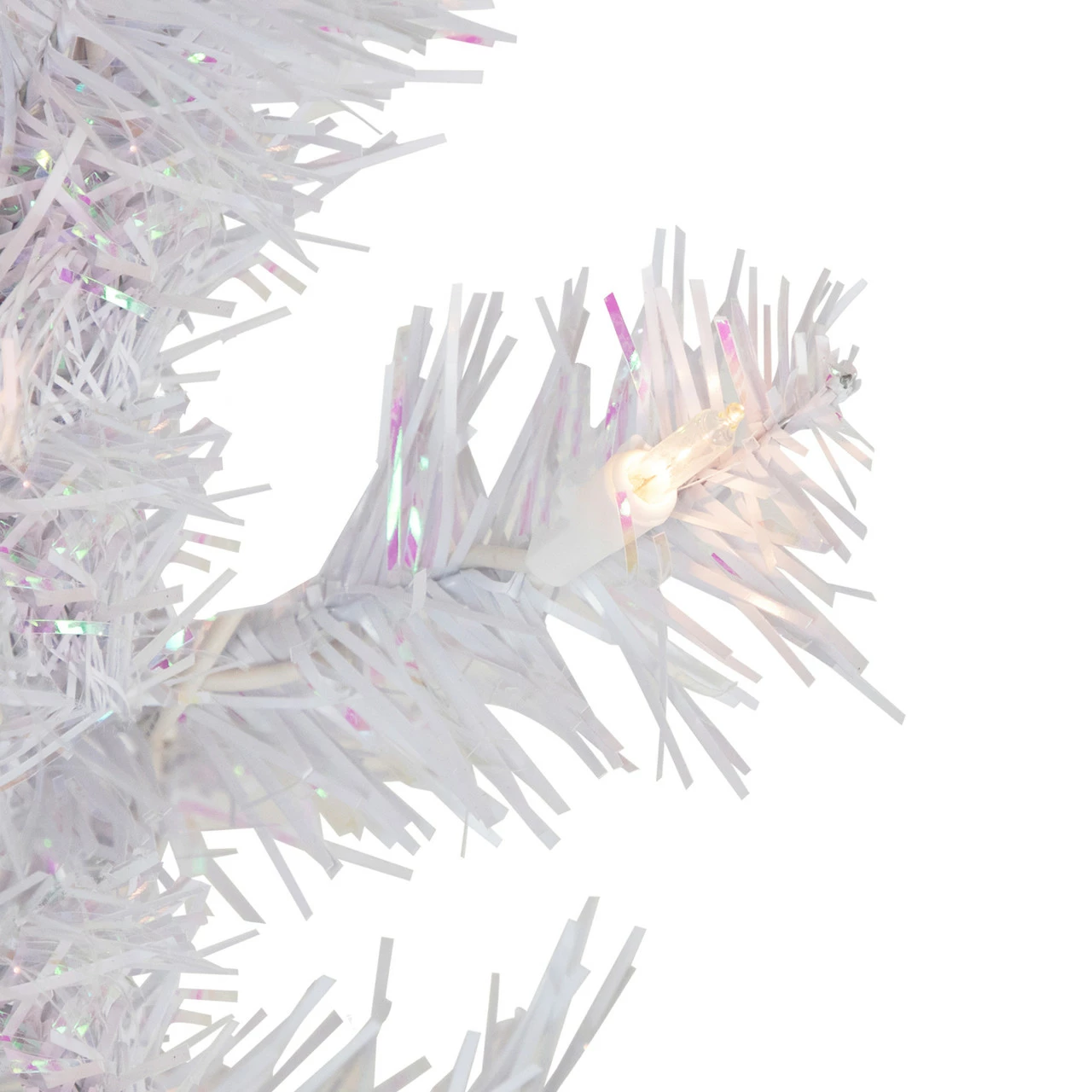 Northlight 4' Pre-lit Rockport White Pine Artificial Christmas Tree, Clear Lights 5 Northlight 4' Pre-lit Rockport White Pine Artificial Christmas Tree, Clear Lights - Image 3