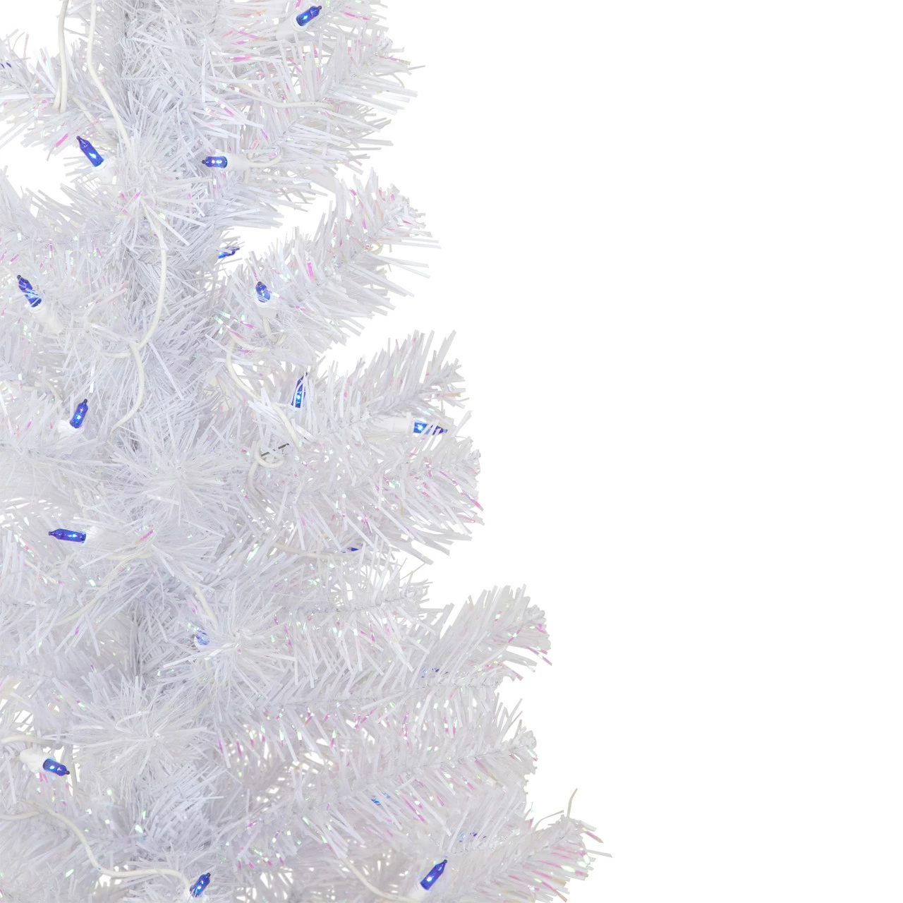 Northlight 4' Pre-lit Rockport White Pine Artificial Christmas Tree, Blue Lights 5 Northlight 4' Pre-lit Rockport White Pine Artificial Christmas Tree, Blue Lights - Image 3