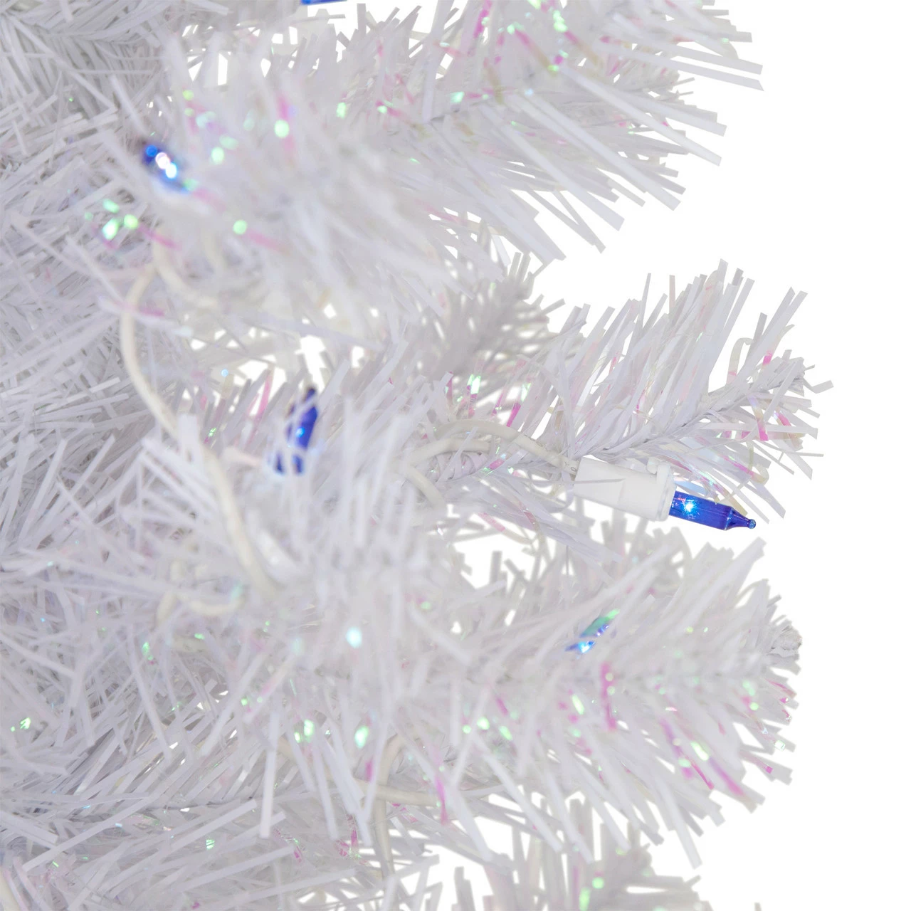 Northlight 4' Pre-lit Rockport White Pine Artificial Christmas Tree, Blue Lights 4 Northlight 4' Pre-lit Rockport White Pine Artificial Christmas Tree, Blue Lights - Image 2