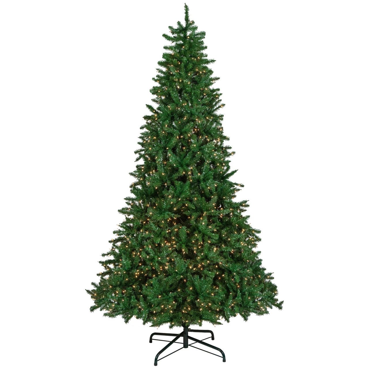 Northlight 9' Pre-Lit Twin Falls Pine Artificial Christmas Tree, Clear Lights 3 Northlight 9' Pre-Lit Twin Falls Pine Artificial Christmas Tree, Clear Lights