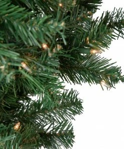 Northlight 7.5' Pre-Lit Green Upside Down Spruce Artificial Christmas Tree, Clear Lights -Northlight Shop northlight sm92974 4 24275.1655137638