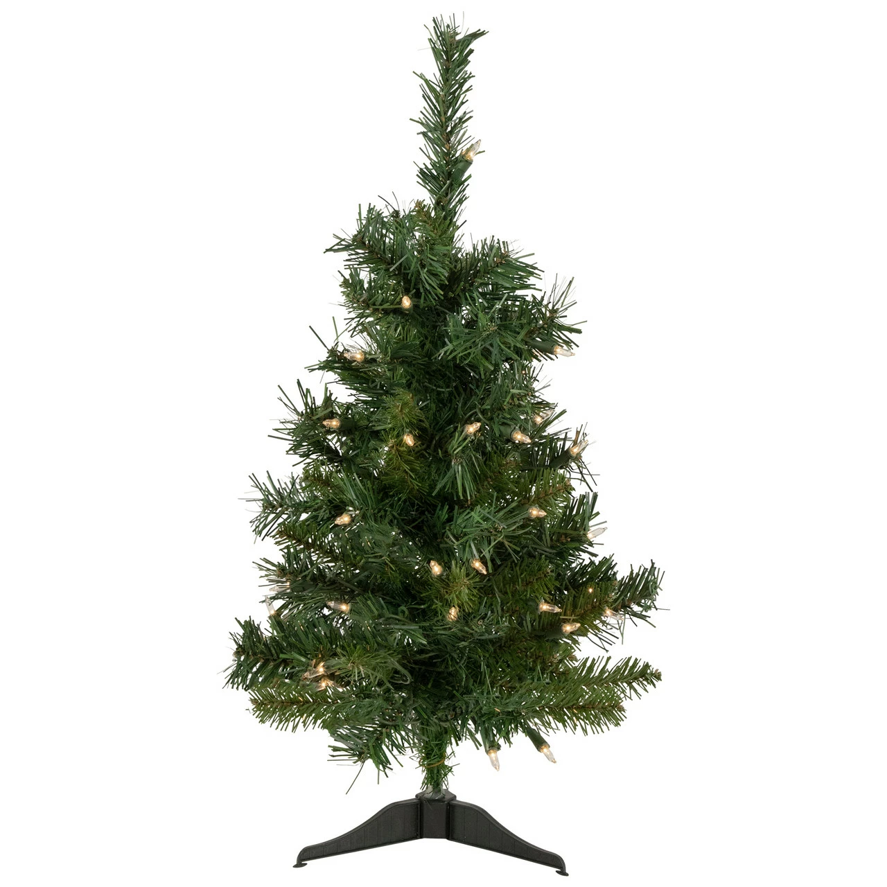 Northlight 2' Pre-Lit Medium Aspen Pine Artificial Christmas Tree, Clear Lights 3 Northlight 2' Pre-Lit Medium Aspen Pine Artificial Christmas Tree, Clear Lights