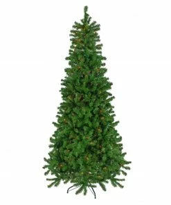 Northlight 7' Pre-Lit Norfolk Spruce Artificial Christmas Tree, Multi Lights