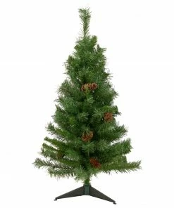 Northlight 3' Black River Pine Artificial Medium Profile Christmas Tree, Unlit