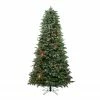 Northlight 7.5' Pre-Lit Slim Flocked Dunton Spruce Artificial Christmas Tree - Multi-Color Lights 2 Northlight 7.5' Pre-Lit Slim Flocked Dunton Spruce Artificial Christmas Tree - Multi-Color Lights -Northlight Shop northlight sp15001 1new 00022.1587644092