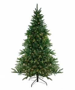 Northlight 9' Pre-Lit Instant Connect Noble Fir Artificial Christmas Tree - Multicolor LED Lights