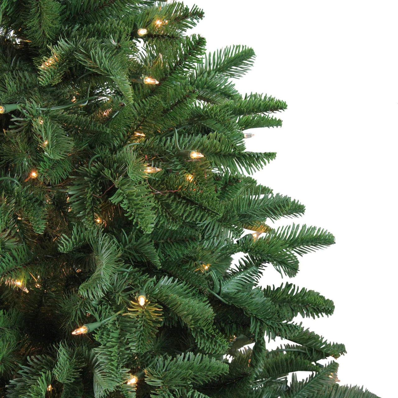 Northlight 4.5' Pre-Lit Potted Sierra Norway Spruce Slim Artificial Christmas Tree - Clear Lights 5 Northlight 4.5' Pre-Lit Potted Sierra Norway Spruce Slim Artificial Christmas Tree - Clear Lights - Image 3