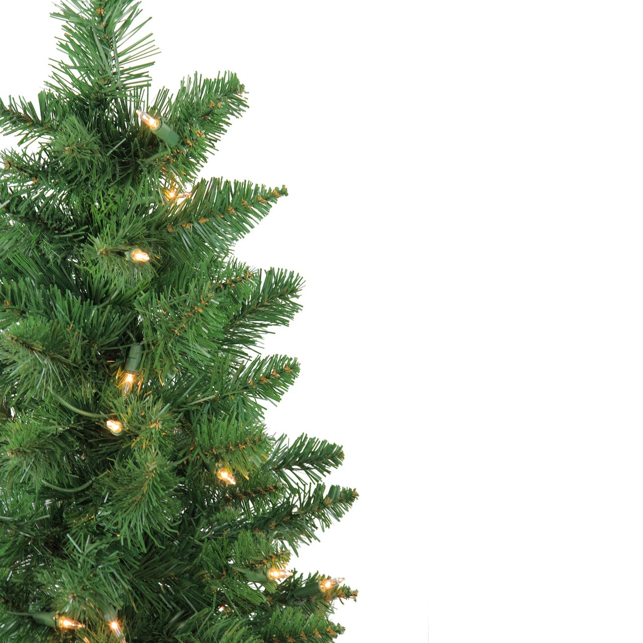 Northlight Set Of 2 Pre-Lit Whitmire Pine Potted Artificial Christmas Trees 4' - Clear Lights 3 Northlight Set Of 2 Pre-Lit Whitmire Pine Potted Artificial Christmas Trees 4' - Clear Lights - Image 2