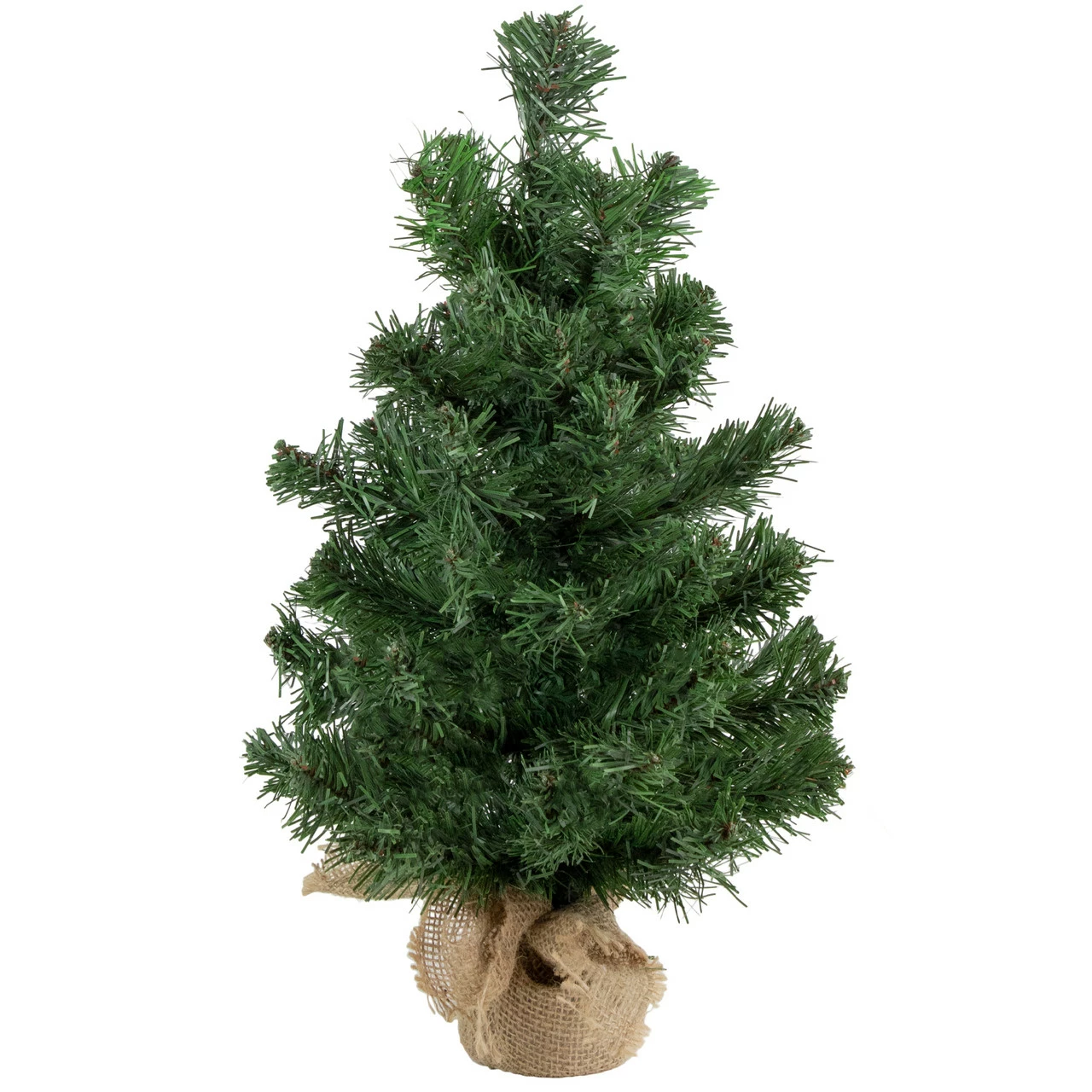 Northlight 18" Mini Pine Medium Artificial Christmas Tree In Burlap Base, Unlit 3 Northlight 18" Mini Pine Medium Artificial Christmas Tree In Burlap Base, Unlit