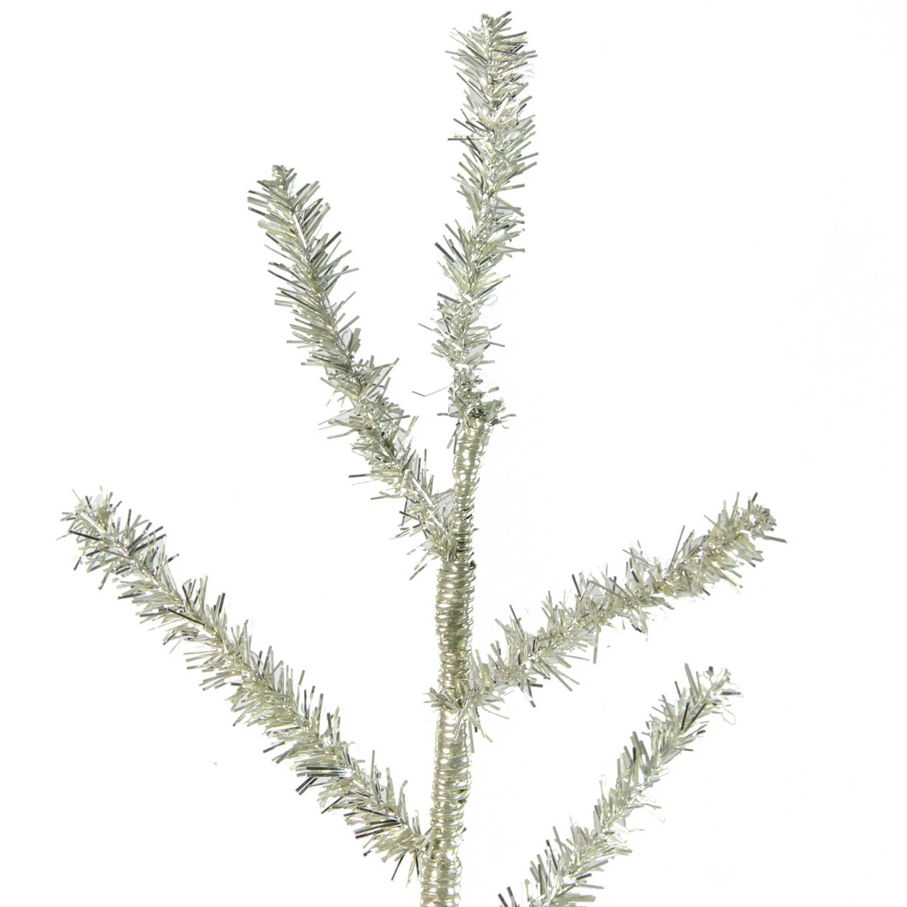 Northlight 3' Full Champagne Tinsel Artificial Christmas Twig Tree - Unlit 6 Northlight 3' Full Champagne Tinsel Artificial Christmas Twig Tree - Unlit - Image 4