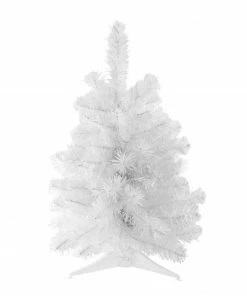Northlight 1.5' Medium Snow White Pine Artificial Christmas Tree - Unlit